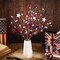 6 Pcs 4th of July Decorations Patriotic Artificial Berry Stem Picks 13'' Independence Day Decor White Blue Red Stars Memorial Day Faux Berry Branches Table Centerpiece Decor for Home Office